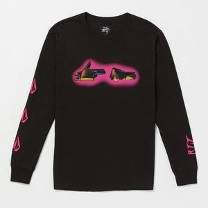 Volcom x run the jewels hot wheels collab. Mens long sleeve tee. Size M.
